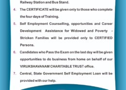 FREE SELF EMPLOYMENT TRAINING RULES